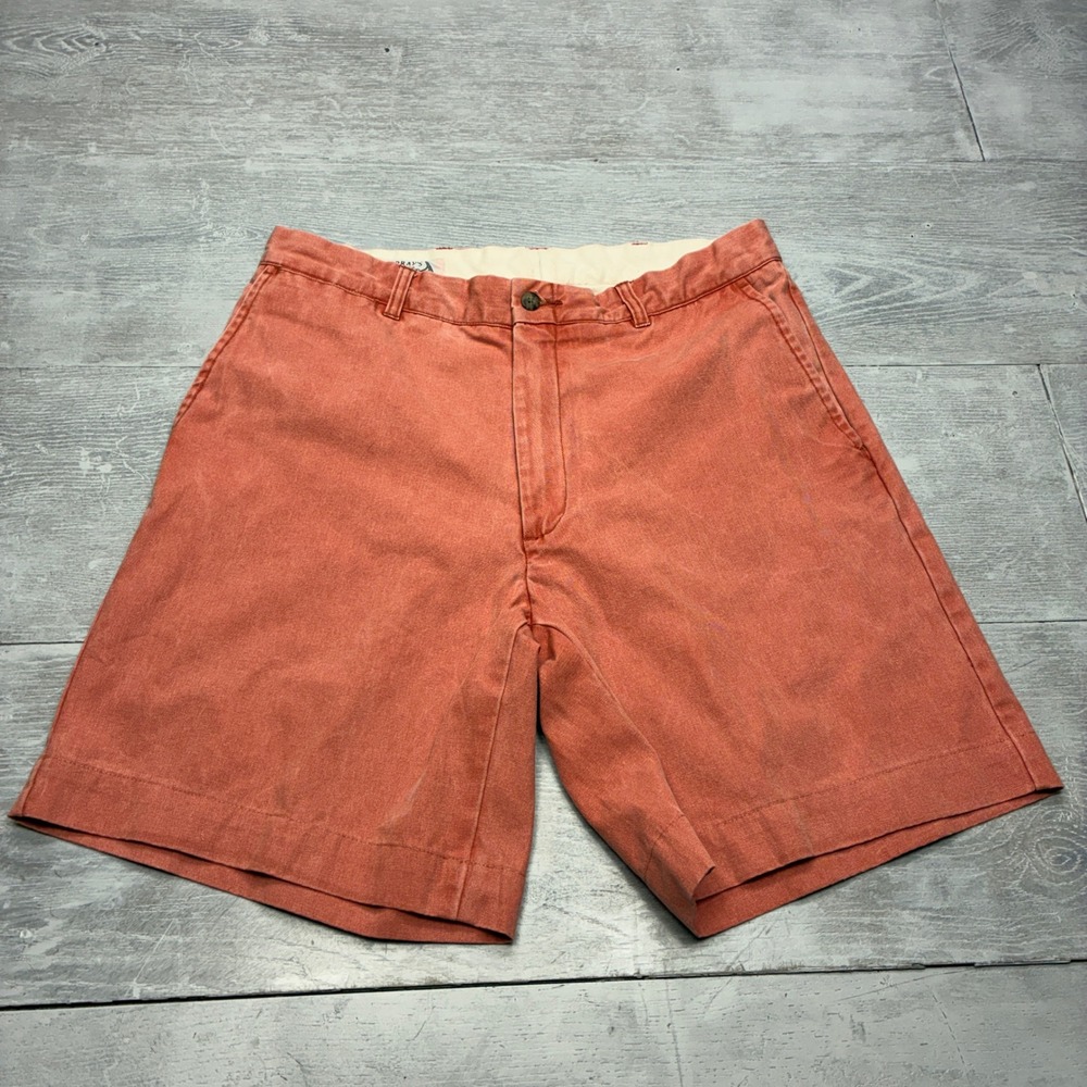 Murray's Toggery Shop Nantucket Reds Shorts Mens 32 Pink Red Cotton Canvas Prep